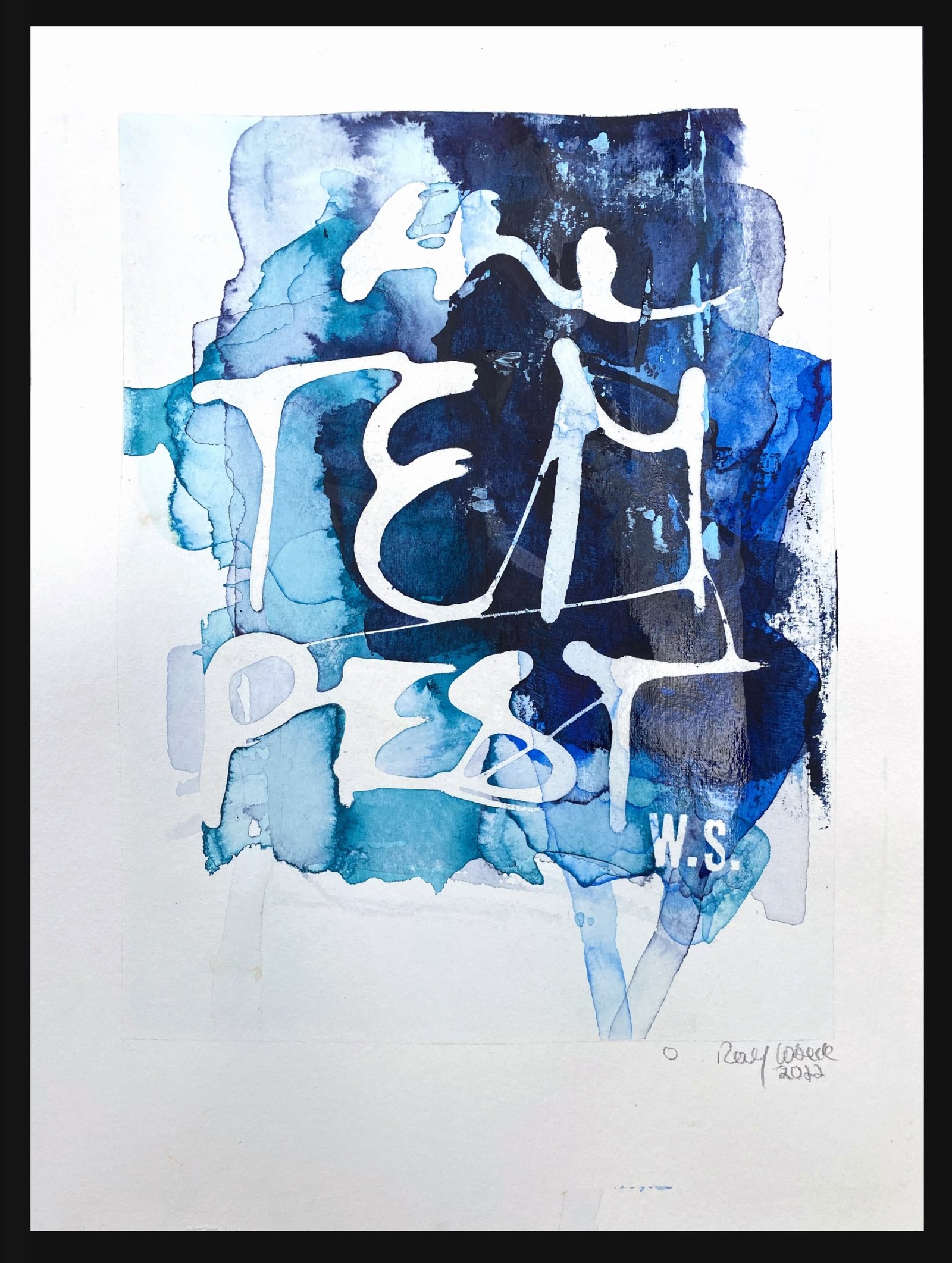 »THE TEMPEST – TITLE PAGE«