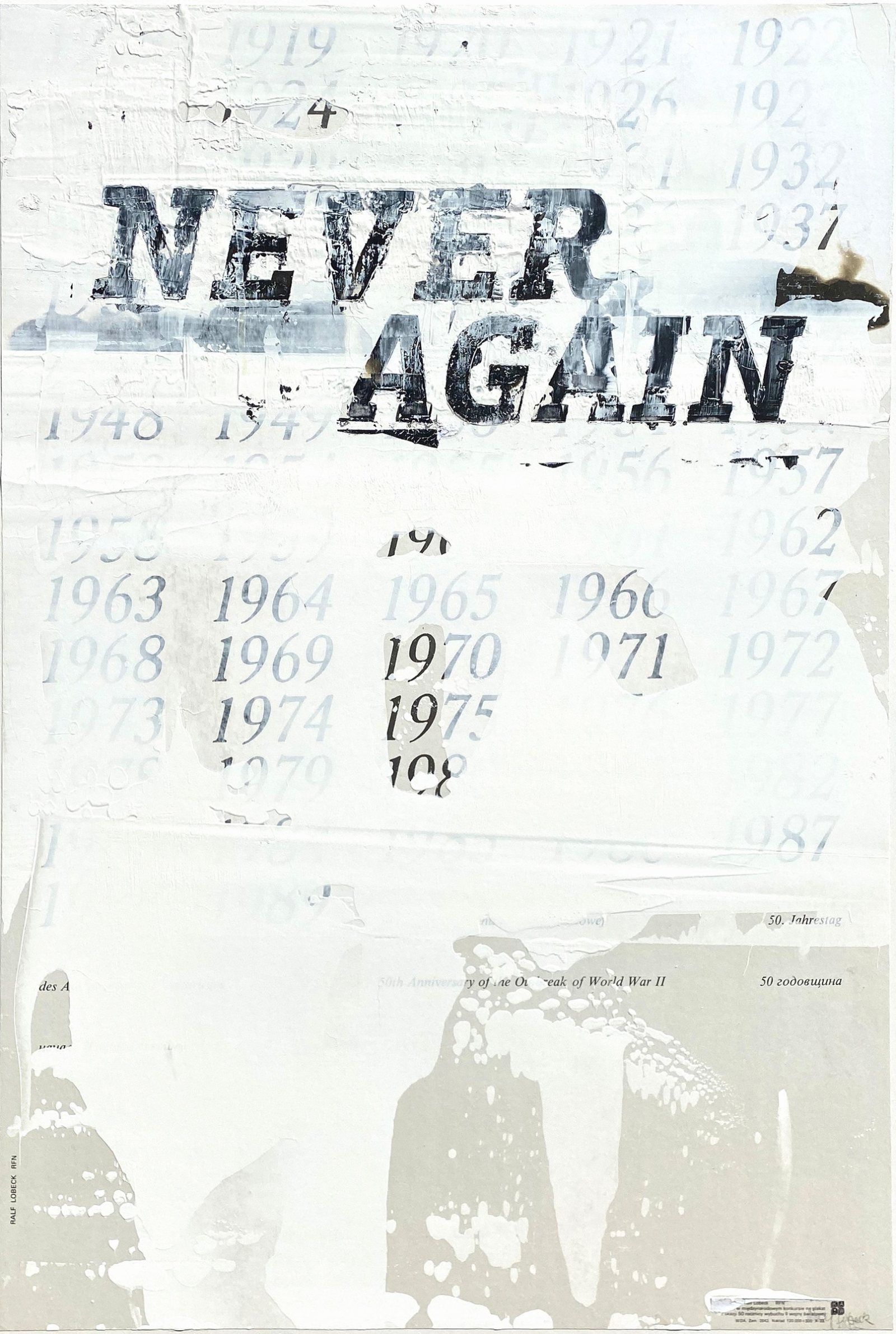 »NEVER AGAIN«