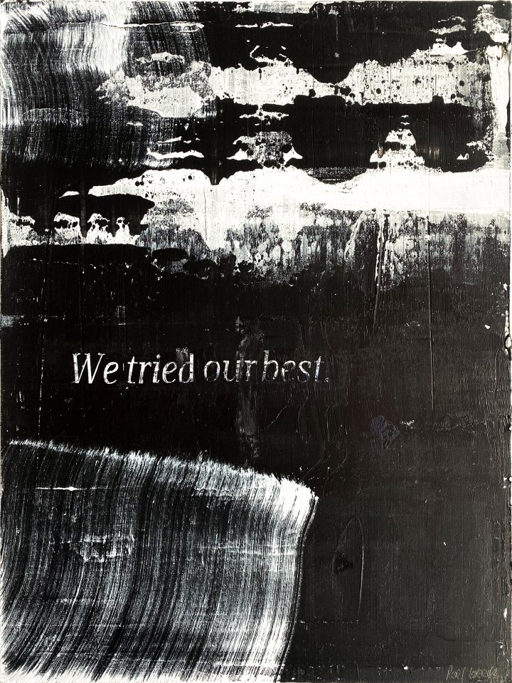 »WE TRIED OUR BEST«